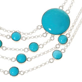 Jay King Gallery Collection Campitos Turquoise Necklace, 20"